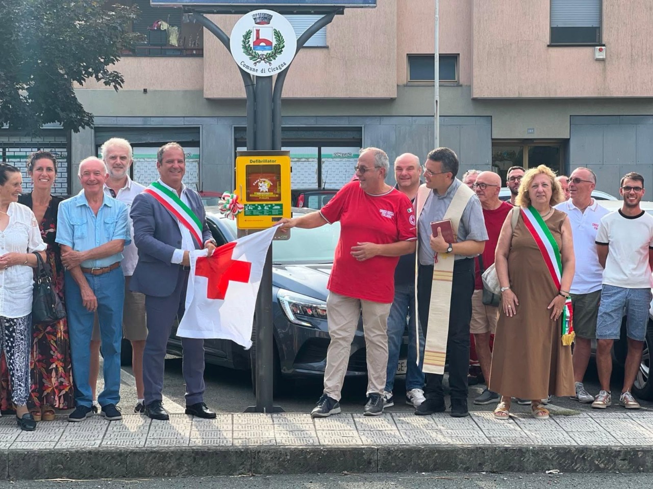 Inaugurata a Pianezza nuova postazione DAE