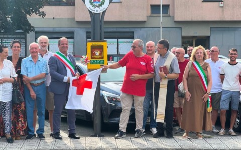 Inaugurata a Pianezza nuova postazione DAE