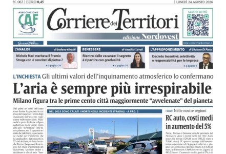 Sul nuovo Corriere dei Territori si parla di aria irrespirabile nelle città: l’inchiesta di questa settimana