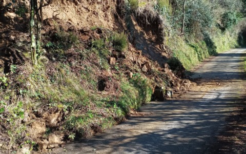 Al via i lavori di ripristino della frana a Fossato di Vignale