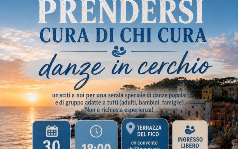 “Prendersi cura di chi cura”: il primo appuntamento sarà domenica 30 agosto a Sestri
