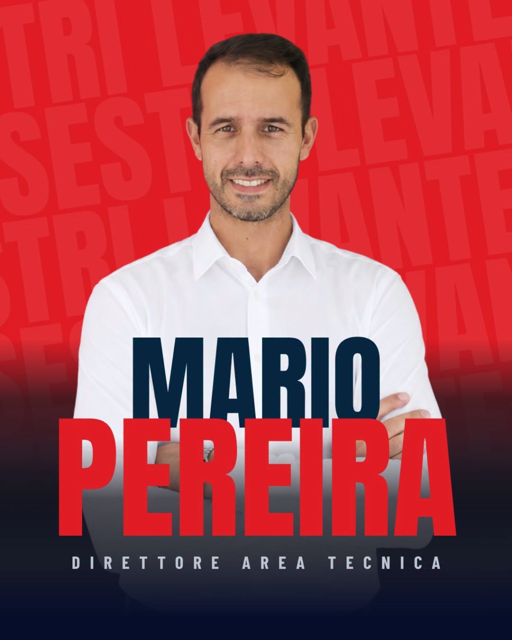 Sestri Levante, il portoghese Mario Pereira è il nuovo direttore dell’area tecnica