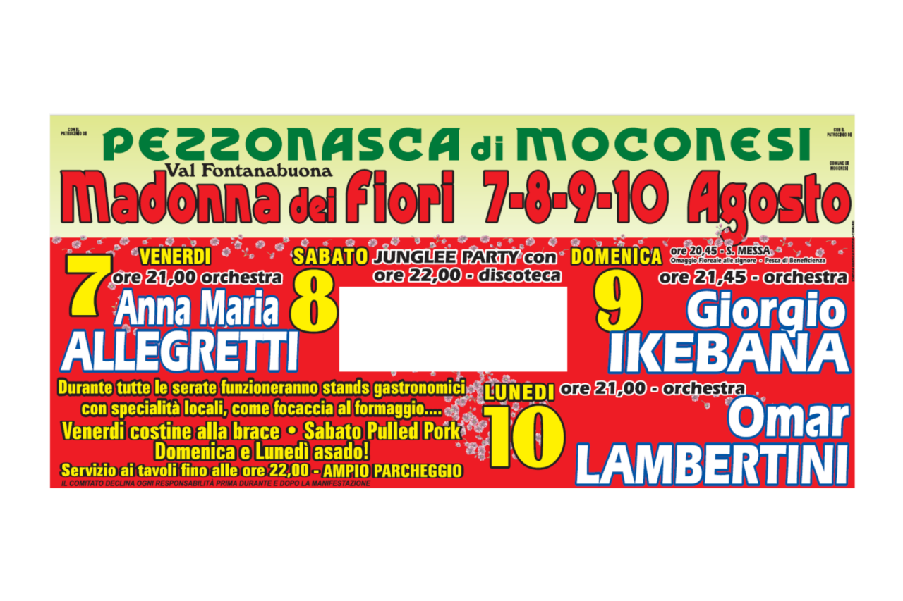 A Moconesi torna la festa in onore della Madonna dei Fiori