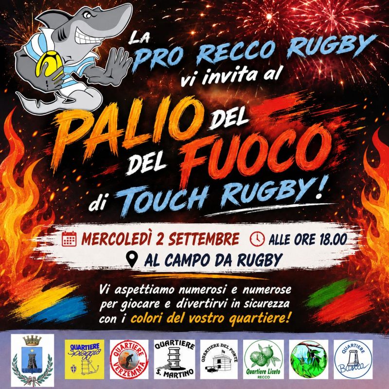 A Recco mercoledì 2 settembre va in scena il “Palio del Fuoco”