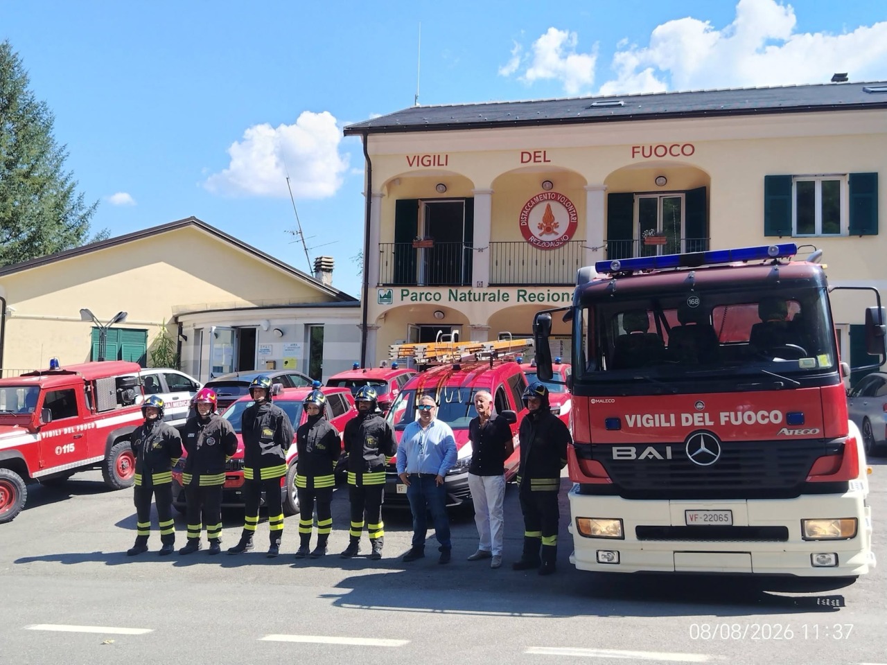 Al via il progetto del Distaccamento dei Vigili del Fuoco di Rezzoaglio