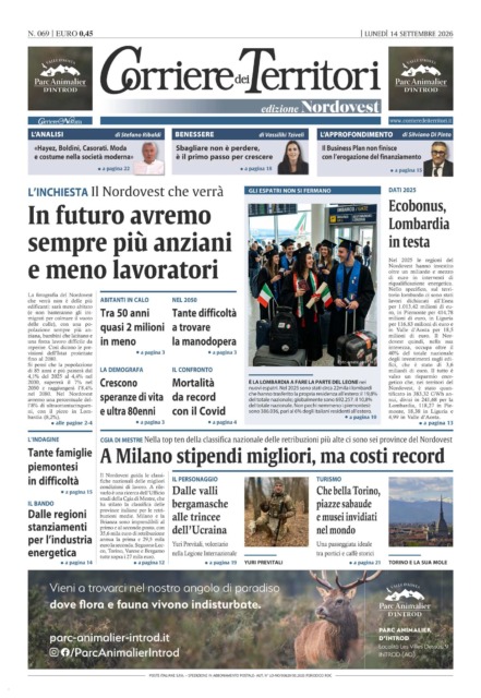 Sul nuovo Corriere dei Territori l’inchiesta sul Nordovest che verrà