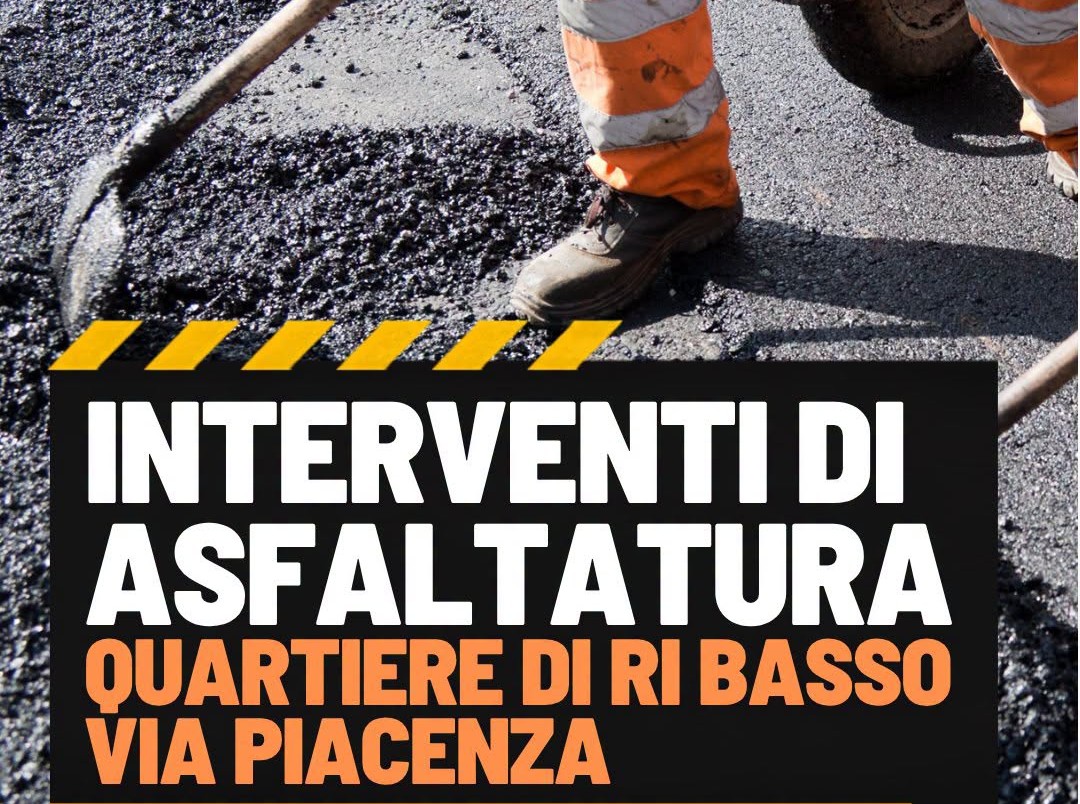 Chiavari: al via gli interventi di asfaltatura a Ri Basso