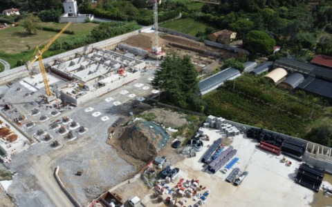 Depuratore comprensoriale, sopralluogo al cantiere di Ramaia