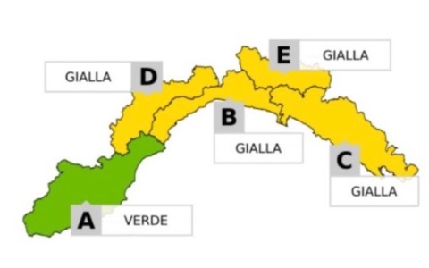 Allerta gialla per temporali dalle 8 di mercoledì 9 settembre