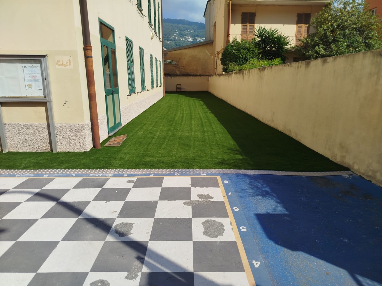Scuole a Chiavari, completati gli interventi nei giardini