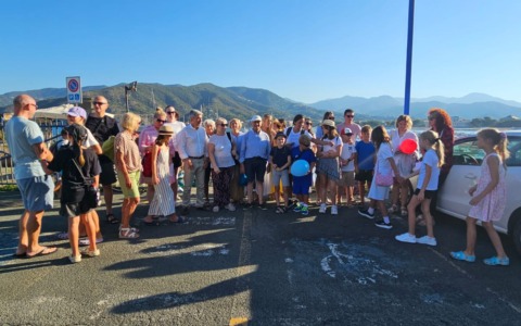 Sestri: i bimbi rifugiati ucraini in gita sul Leudo