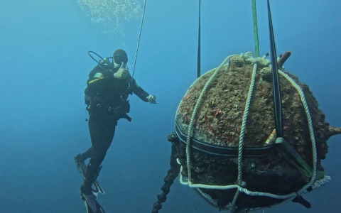 Framura, recupero e brillamento di due ordigni della Seconda guerra mondiale trovati in mare