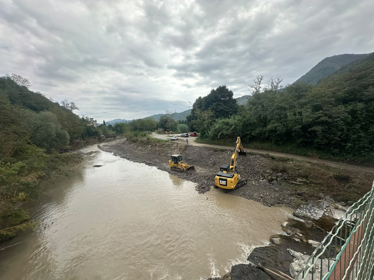 Partiti a Calvari i lavori di messa in sicurezza del torrente Lavagna