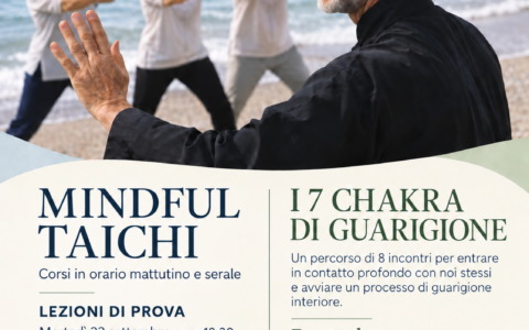 Benessere a Casette Rosse: al via i corsi di Taichi, chakra, Mindfulness e Yoga