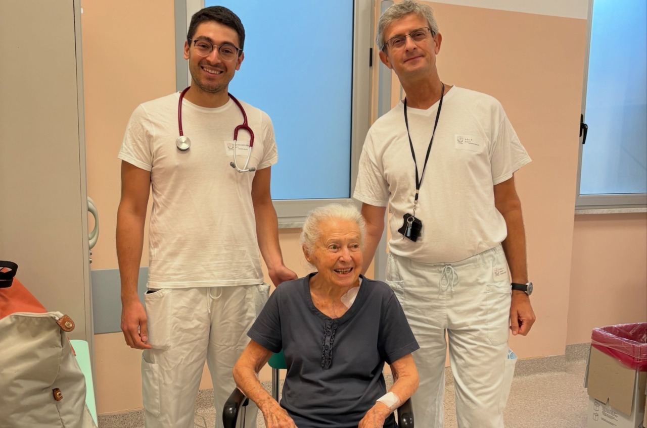 A 101 anni riceve un pacemaker all’Ospedale di Lavagna