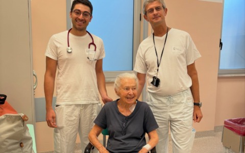 A 101 anni riceve un pacemaker all’Ospedale di Lavagna