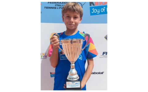 Tennis: il lavagnese Tommaso Marchione è il numero 1 d’Italia under 9