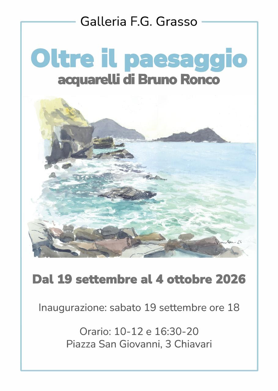 “Oltre il paesaggio”, Bruno Ronco torna in mostra a Chiavari