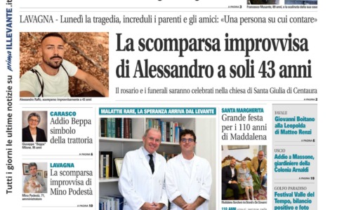 Il Nuovo Levante da oggi in edicola