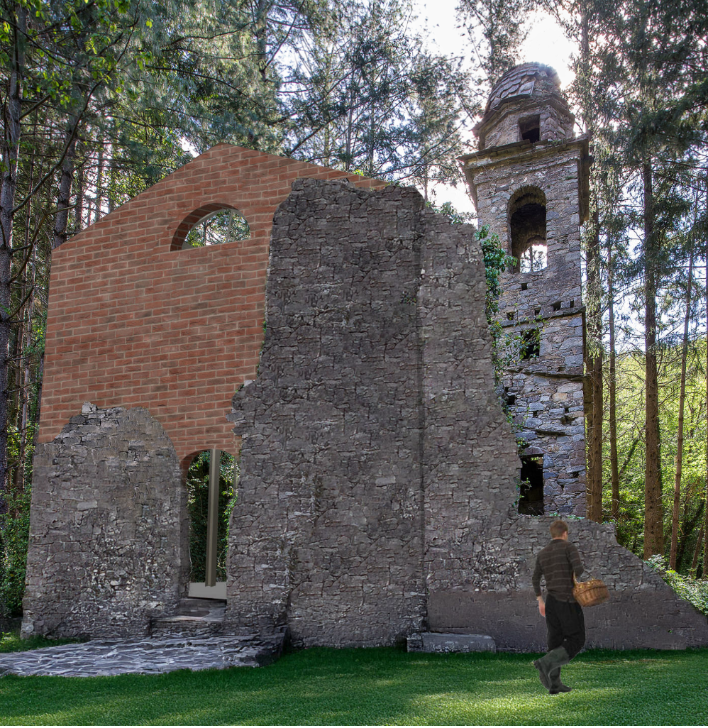 San Martino di Licciorno cambierà volto, dai ruderi al nuovo volto mostrato nei render