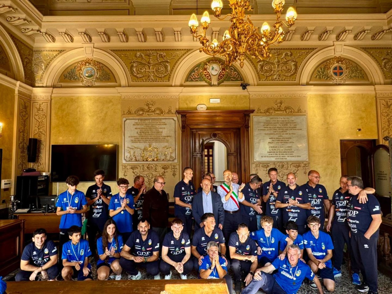 Chiavari premia la Bocciofila: presentata la squadra di Serie A