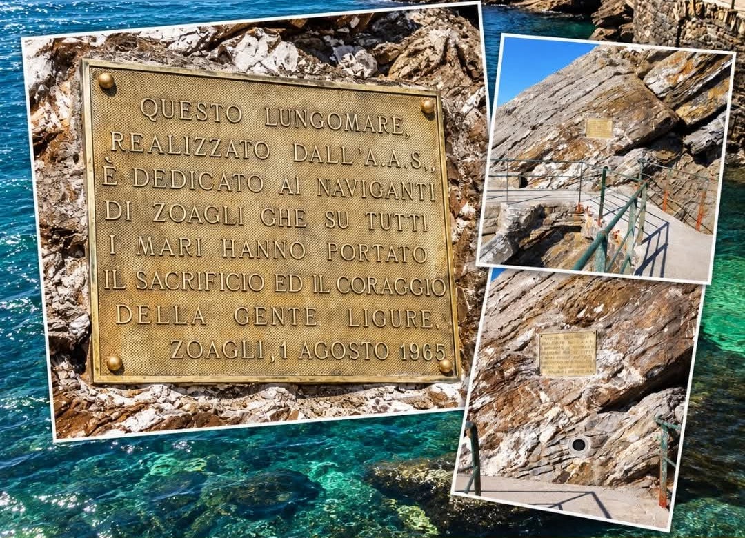 La targa dedicata ai naviganti zoagliesi è tornata al suo posto