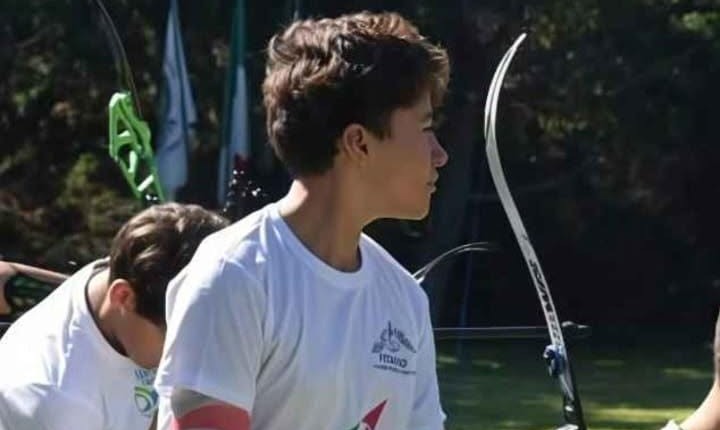 Lavagna Archer Nicolò Croce Competes in Youth Olympics