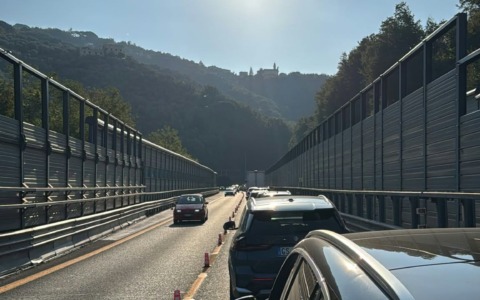 Incidente sull’A12, code tra Chiavari e Sestri Levante