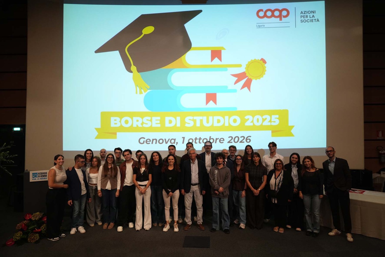 29.600 euro in borse di studio ai figli dei dipendenti di Coop Liguria