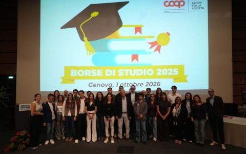29.600 euro in borse di studio ai figli dei dipendenti di Coop Liguria