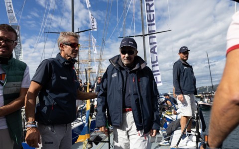 Barcolana: il presidente Bucci a bordo di “Doers on board” di Fincantieri