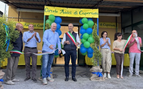 Caperana, inaugurata la nuova struttura polifunzionale: uno spazio per la comunità