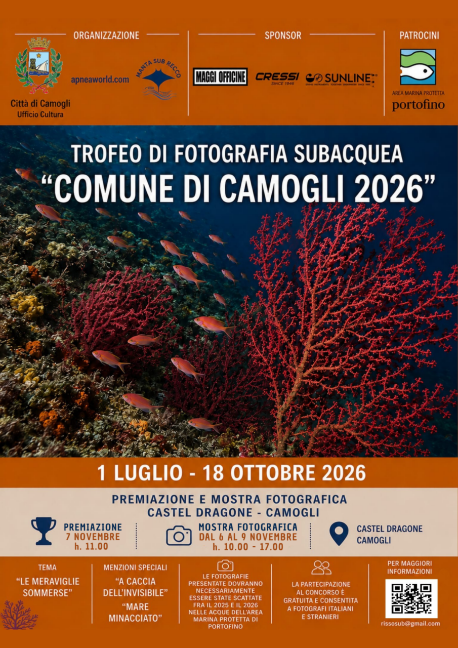 Camogli, oltre 400 scatti per il Trofeo di Fotografia Subacquea: le meraviglie del mare in mostra a Castel Dragone