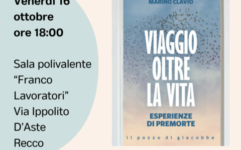 “Viaggio oltre la vita”, a Recco la presentazione del libro di Marino Clavio