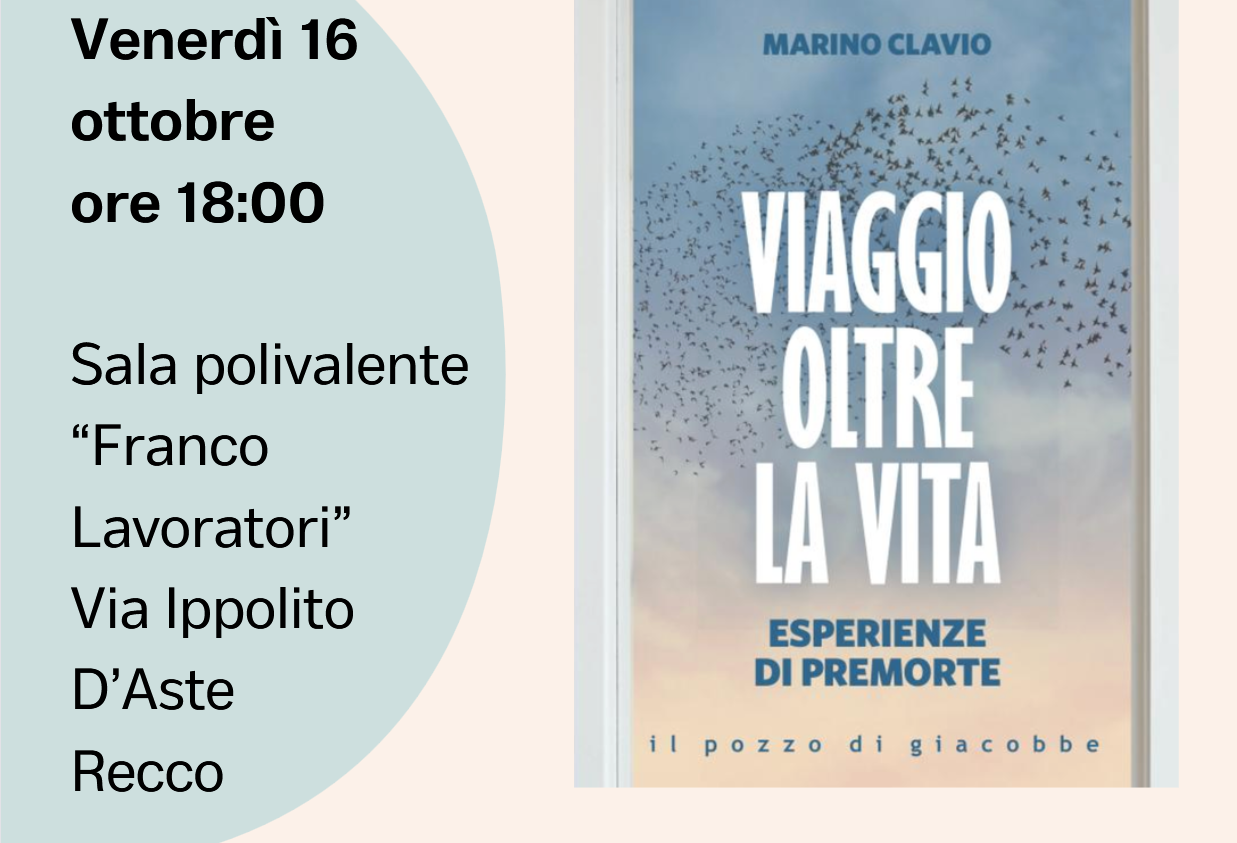 “Viaggio oltre la vita”, a Recco la presentazione del libro di Marino Clavio