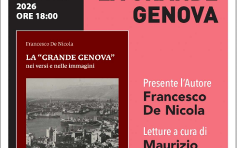 “La Grande Genova nei versi e nelle immagini”, la presentazione del libro a Recco