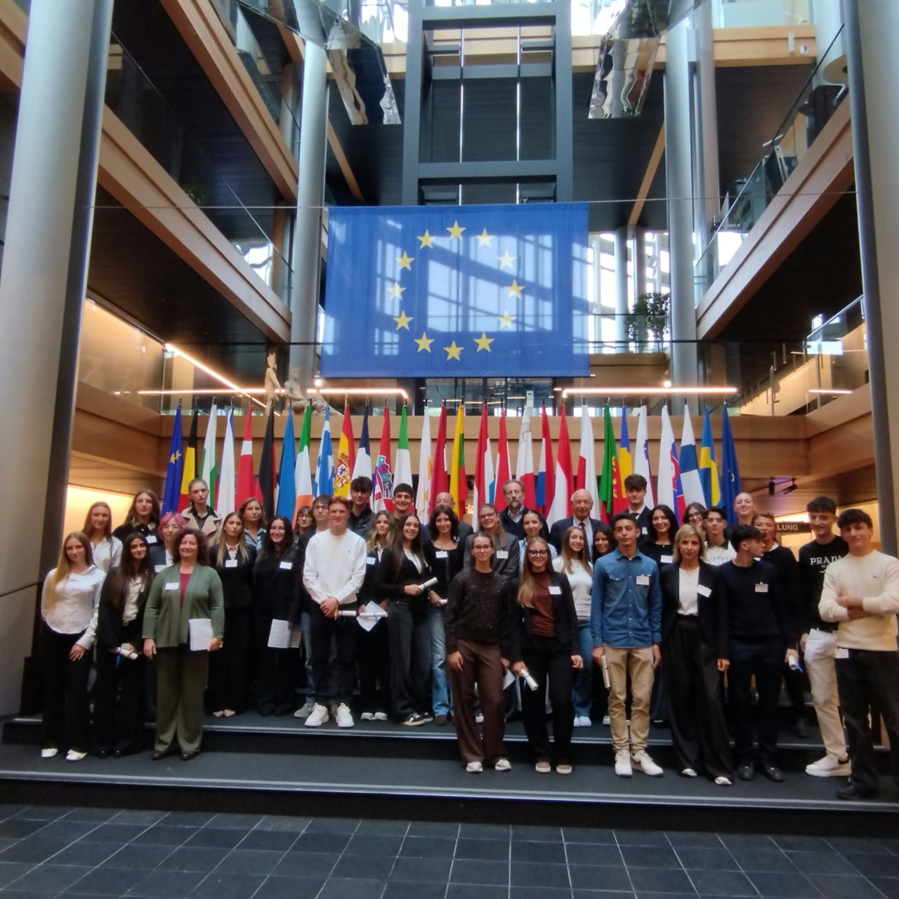 Concorso “Diventiamo cittadini europei”, studenti al Parlamento Europeo