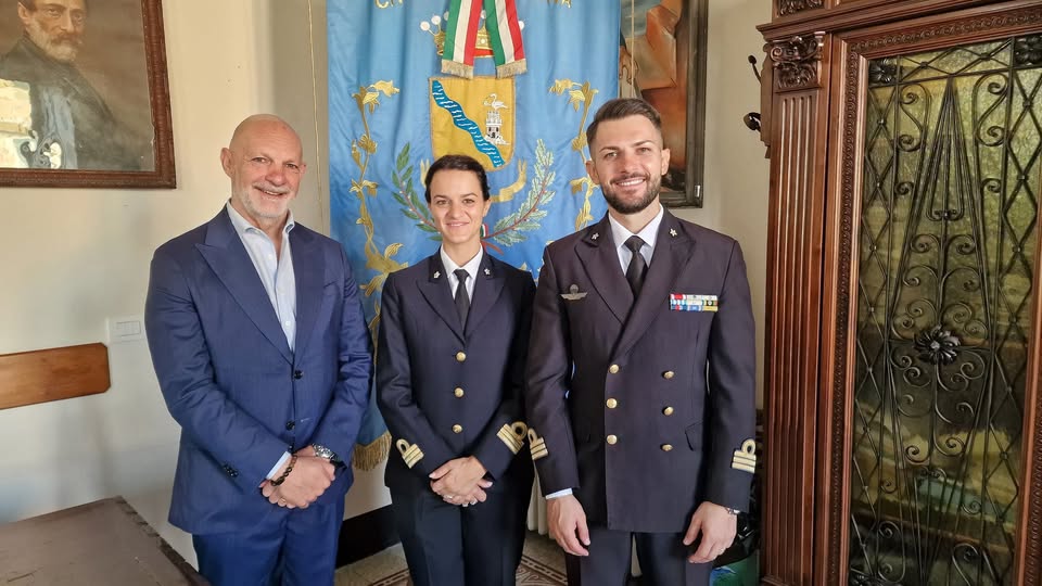 Visita ufficiale a Lavagna della nuova comandante della Locamare di Santa Margherita Ligure