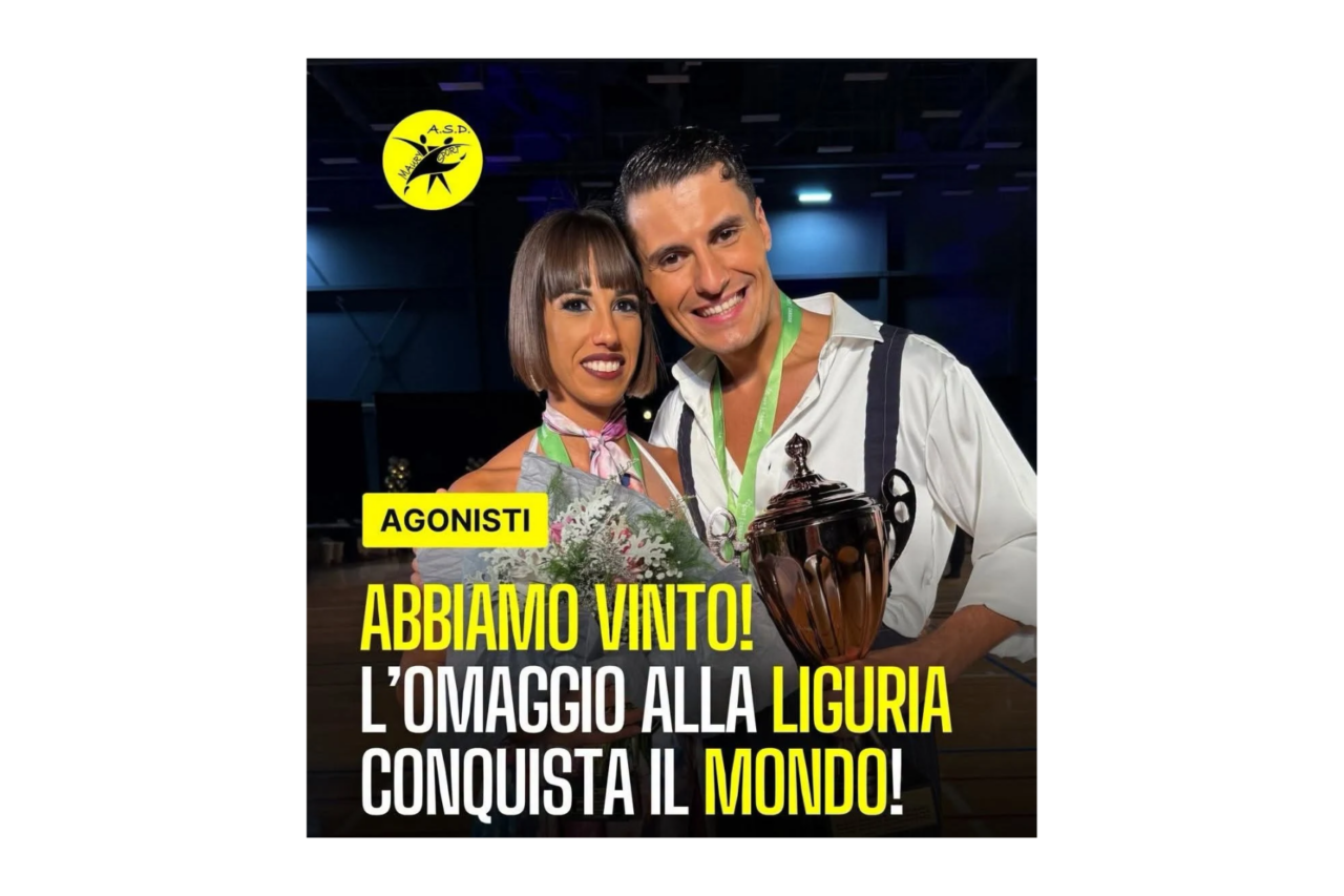 Dima e Nicole campioni del mondo di Show Dance a Toronto: quarto titolo con un omaggio alla Liguria