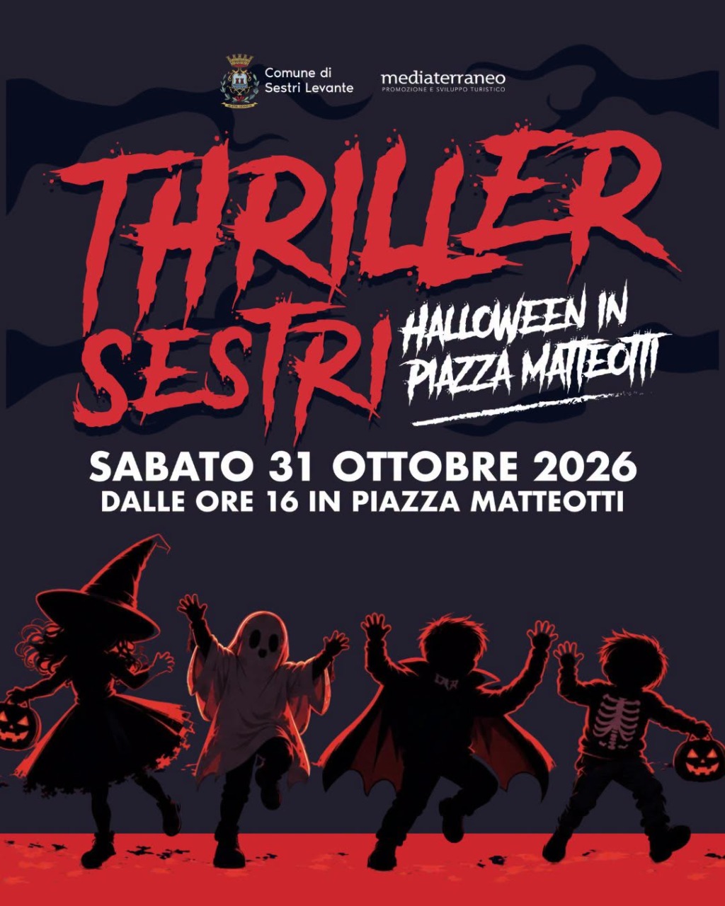 Halloween a Sestri, doppio appuntamento per i più piccoli tra biblioteca e piazza Matteotti