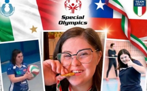 Ginevra Cirincione in Cile per i Mondiali di pallavolo Special Olympics
