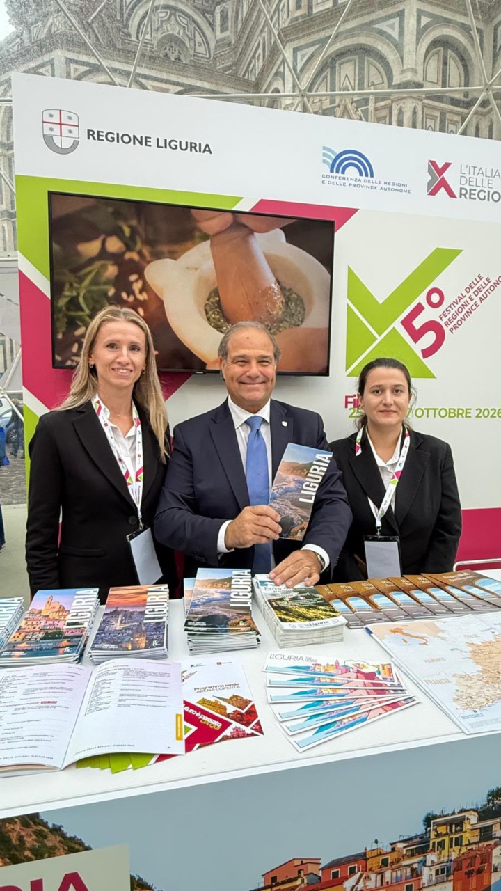Liguria protagonista al Festival delle Regioni tra outdoor e innovazione con un hub da 6,6 milioni di euro