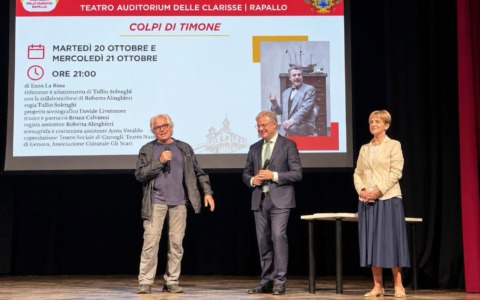 Maltempo, non andrà in scena stasera “Colpi di Timone” all’Auditorium della Clarisse di Rapallo